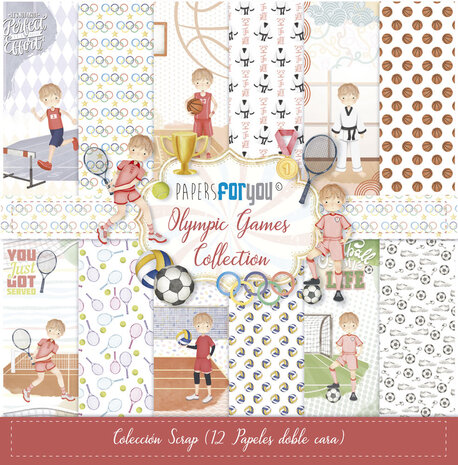 Papers For You Olympic Games Niño Rubio Scrap Paper Pack (12pcs) (PFY-13913) Papers For You Olympic Games Niño Rubio Scrap Paper Pack (12pcs) (PFY-13913)