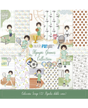 Papers For You Olympic Games Niño Moreno Scrap Paper Pack (12pcs) (PFY-13927) Papers For You Olympic Games Niño Moreno Scrap Paper Pack (12pcs) (PFY-13927)
