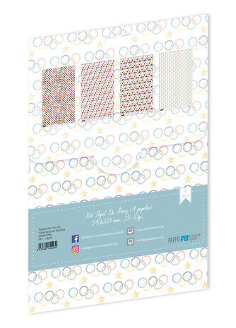 Papers For You Olympic Games II Rice Paper Kit (4pcs) (PFY-14023)