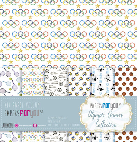 Papers For You Olympic Games Vellum Paper Pack (10pcs) (PFY-13978) Papers For You Olympic Games Vellum Paper Pack (10pcs) (PFY-13978)