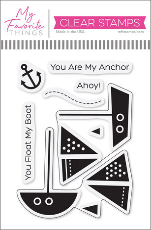 My Favorite Things You Float My Boat Clear Stamps (CS-870) (DISCONTINUED)