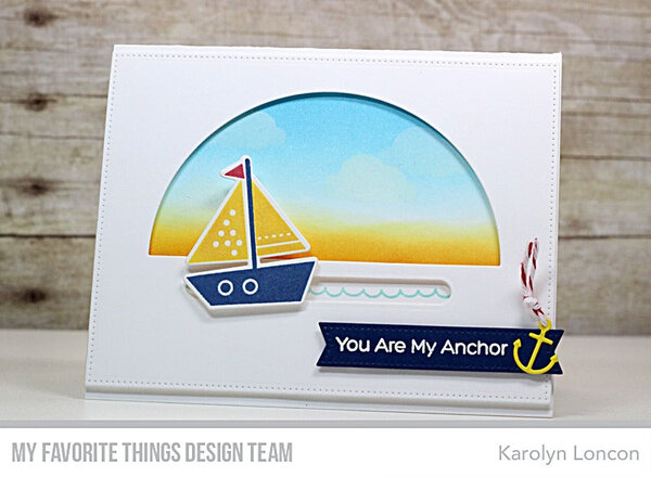 My Favorite Things You Float My Boat Clear Stamps (CS-870) (DISCONTINUED)