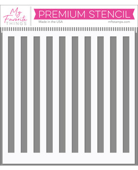 My Favorite Things Stripes Stencil (ST-217) (OUTLET)