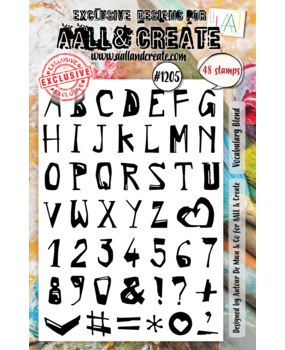 Aall and Create Stamp Set A5 Vocabulary Blend (AALL-TP-1205)