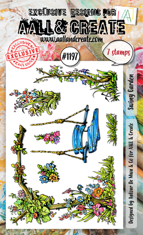 Aall and Create Stamp Set A6 Swing Garden (AALL-TP-1197) Aall and Create Stamp Set A6 Swing Garden (AALL-TP-1197)