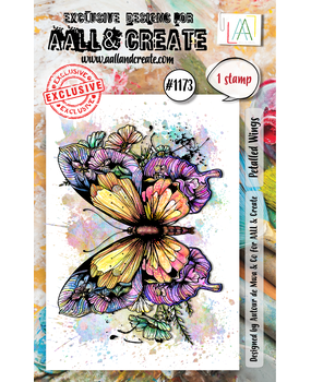 Aall and Create Stamp Set A7 Petalled Wings (AALL-TP-1173)