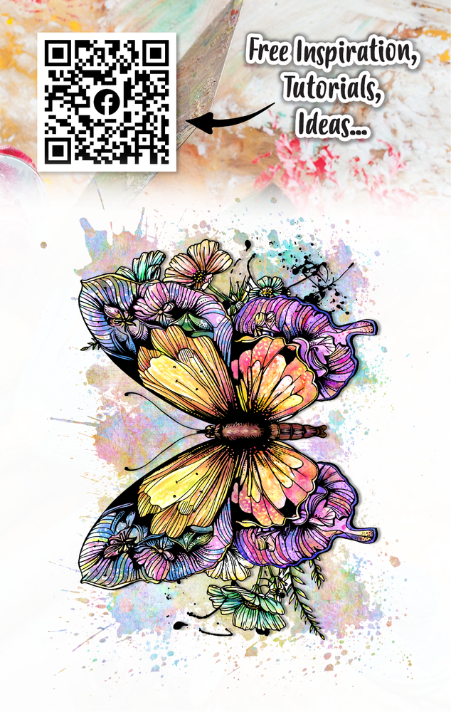 Aall and Create Stamp Set A7 Petalled Wings (AALL-TP-1173)