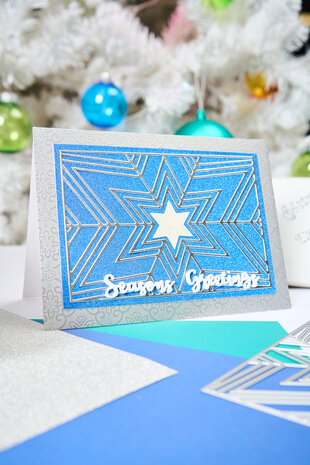 Sizzix Thinlits Die by Stacey Park Cosmopolitan Christmas, Star Bright (5pcs) (666698)