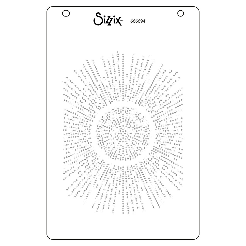 Sizzix Stencil by Stacey Park Cosmopolitan, Shine Bright #2 (666694)