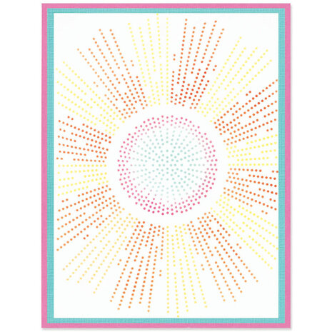 Sizzix Stencil by Stacey Park Cosmopolitan, Shine Bright #2 (666694)