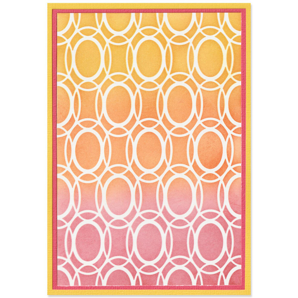 Sizzix Stencil by Stacey Park Cosmopolitan, Golden Rings #2 (666695)