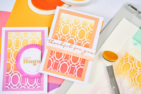 Sizzix Stencil by Stacey Park Cosmopolitan, Golden Rings #2 (666695)