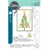 Sizzix Layered Stencils by Stacey Park Cosmopolitan Christmas, Happy Holidays (4pcs) (666693)
