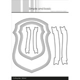 Simple and Basic Sheild w/ Banner Dies (SBD461)