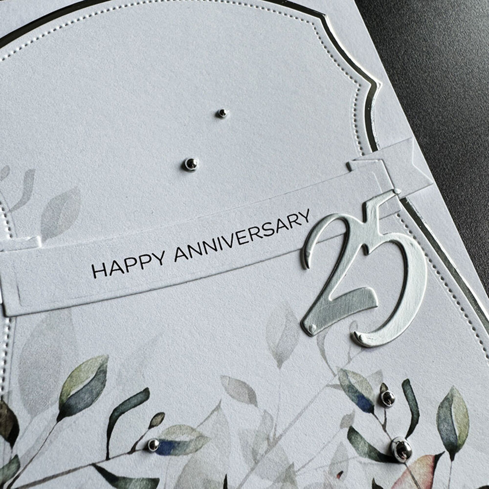 Simple and Basic Sheild w/ Banner Dies (SBD461)