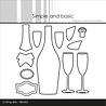 Simple and Basic Champagne Bottle Dies (SBD463) Simple and Basic Champagne Bottle Dies (SBD463)