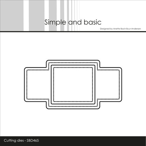 Simple and Basic Bellybelt Masculine Dies (SBD465)