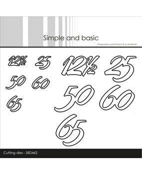 Simple and Basic Anniversay Years Dies (SBD462)