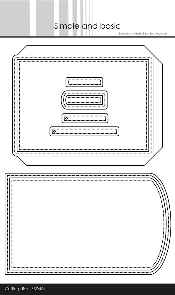 Simple and Basic A6 Envelope Dies (SBD464)