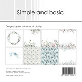 Simple and Basic A Sense of Clarity 6x6 Inch Paper Pack (SBP534)