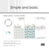 Simple and Basic A Sense of Clarity 12x12 Inch Paper Pack (SBP734) (DISCONTINUED)