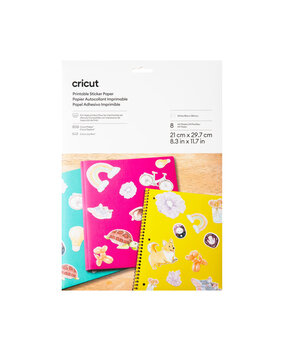 Cricut Printable Sticker Paper A4 White (8pcs) (2010361) Cricut Printable Sticker Paper A4 White (8pcs) (2010361)
