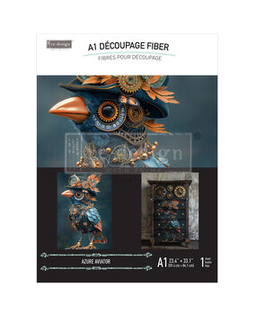 Re-Design with Prima Azure Aviator A1 Decoupage Fiber (1pcs) (673208)