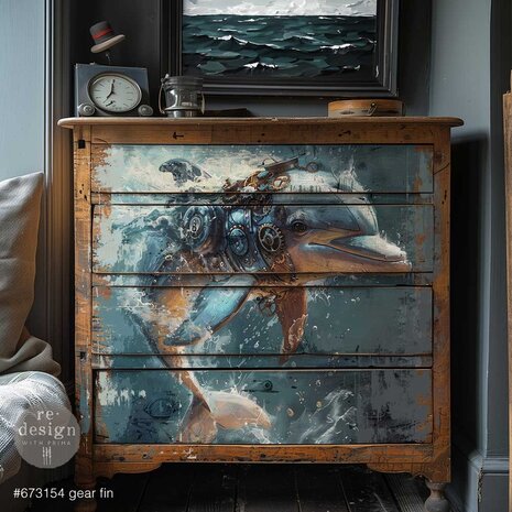 Re-Design with Prima Gearfin A1 Decoupage Fiber (1pcs) (673154) Re-Design with Prima Gearfin A1 Decoupage Fiber (1pcs) (673154)