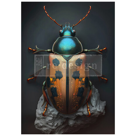 Re-Design with Prima BrassScarab A1 Decoupage Fiber (1pcs) (673109) Re-Design with Prima BrassScarab A1 Decoupage Fiber (1pcs) (673109)