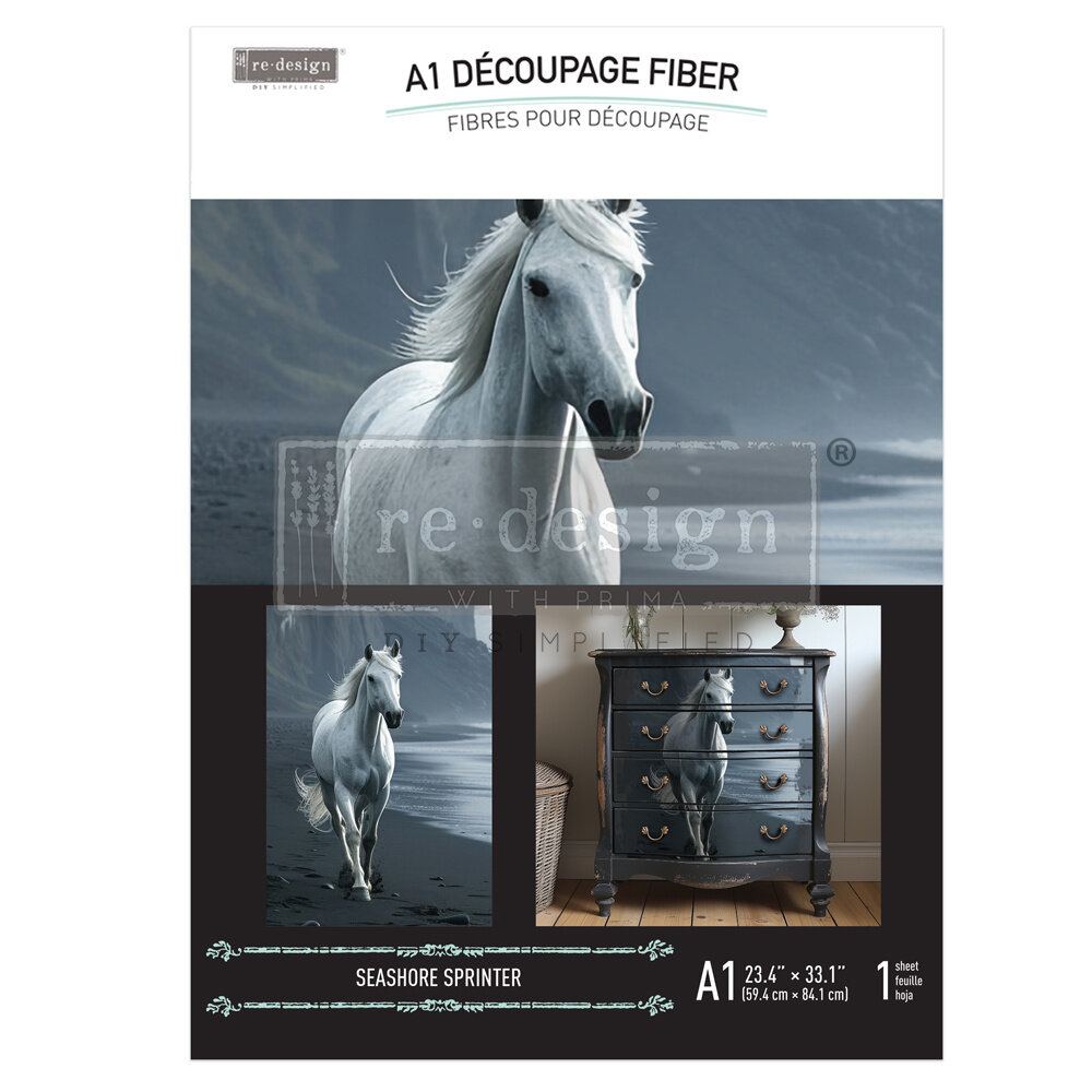 Re-Design with Prima Seashore Sprinter A1 Decoupage Fiber (1pcs) (672614)