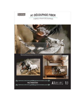 Re-Design with Prima Wild Maneuvers A1 Decoupage Fiber (1pcs) (672591)