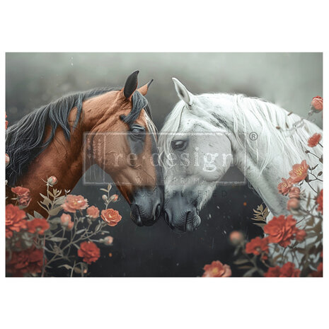 Re-Design with Prima Wild Hearts A1 Decoupage Fiber (1pcs) (672522)