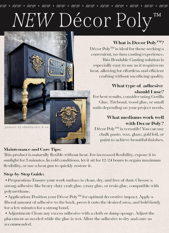 Re-Design with Prima Baroque Elegance Decor Poly (669355)