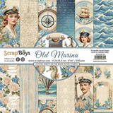 ScrapBoys Old Marina 6x6 Inch Paper Pad (SB-MARI-09)