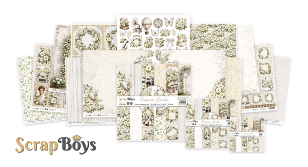 ScrapBoys Romantic Garden Double Sided Die Cut Elements (41pcs) (SB-ROGA-12)