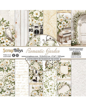 ScrapBoys Romantic Garden 6x6 Inch Paper Pad (SB-ROGA-09) ScrapBoys Romantic Garden 6x6 Inch Paper Pad (SB-ROGA-09)