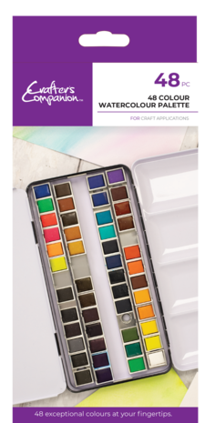 Crafter's Companion Watercolour Palette (48 colours) (CC-WCOLPA-48COL) Crafter's Companion Watercolour Palette (48 colours) (CC-WCOLPA-48COL)