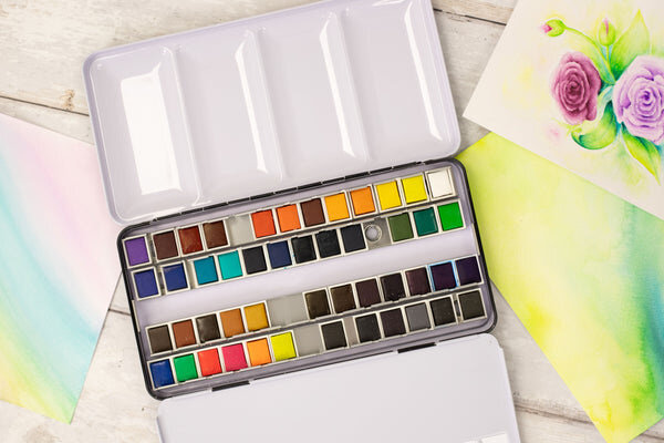 Crafter's Companion Watercolour Palette (48 colours) (CC-WCOLPA-48COL) Crafter's Companion Watercolour Palette (48 colours) (CC-WCOLPA-48COL)