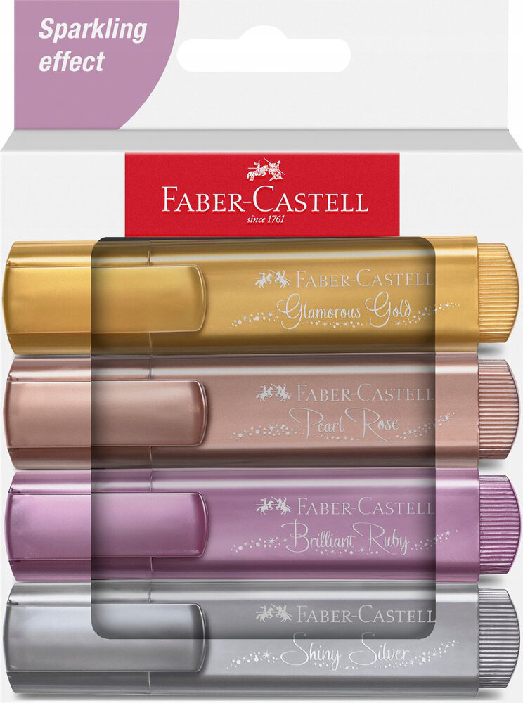 Faber Castell Text Marker 46 Sparkling Effect (4pcs) (FC-254674) Faber Castell Text Marker 46 Sparkling Effect (4pcs) (FC-254674)
