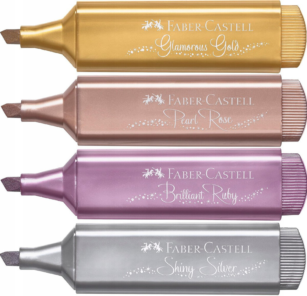 Faber Castell Text Marker 46 Sparkling Effect (4pcs) (FC-254674) Faber Castell Text Marker 46 Sparkling Effect (4pcs) (FC-254674)