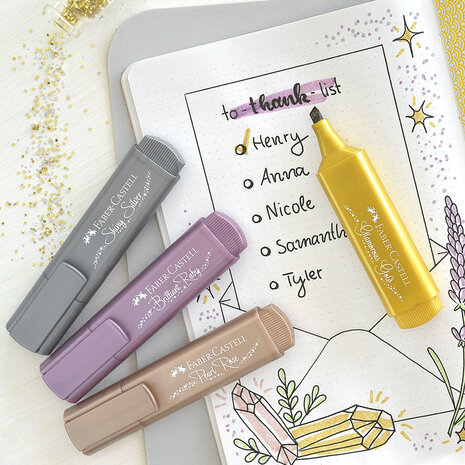 Faber Castell Text Marker 46 Sparkling Effect (4pcs) (FC-254674) Faber Castell Text Marker 46 Sparkling Effect (4pcs) (FC-254674)