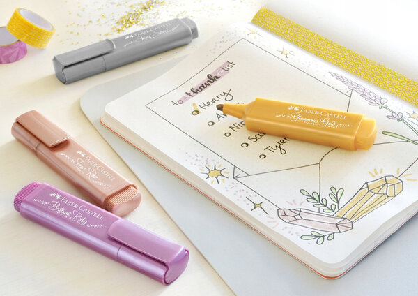 Faber Castell Text Marker 46 Sparkling Effect (4pcs) (FC-254674) Faber Castell Text Marker 46 Sparkling Effect (4pcs) (FC-254674)