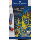 Faber Castell Oil Pastels Metallic (12pcs) (FC-127014)