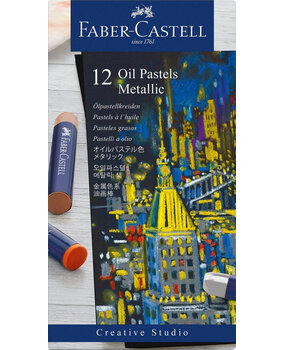 Faber Castell Oil Pastels Metallic (12pcs) (FC-127014)