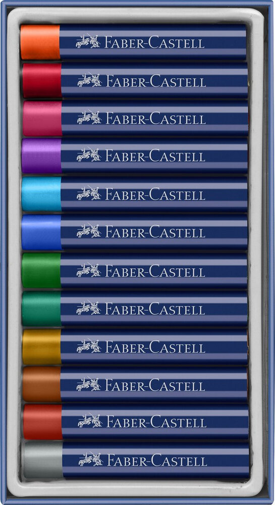 Faber Castell Oil Pastels Metallic (12pcs) (FC-127014) Faber Castell Oil Pastels Metallic (12pcs) (FC-127014)