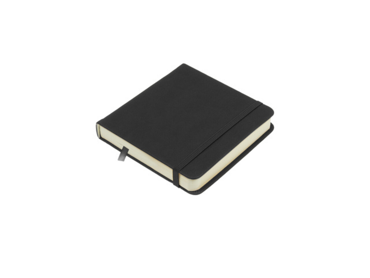 Kangaro Sketchbook 12x12cm PU Hardcover - Black (K-861200)