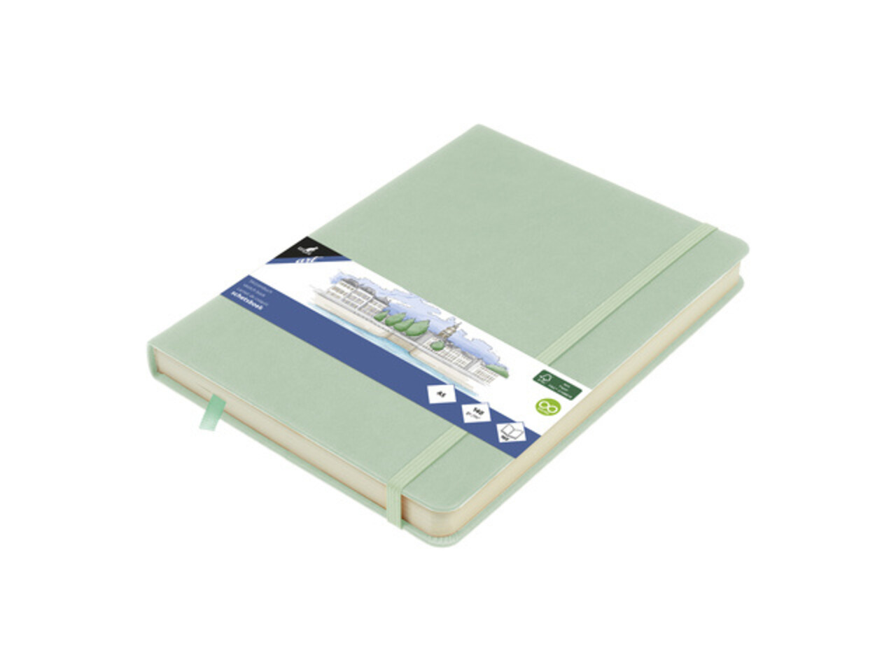 Kangaro Sketchbook A5 PU Hardcover - Mint (K-861224)