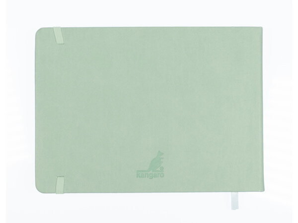 Kangaro Sketchbook A5 Landscape PU Hardcover - Mint (K-861234) Kangaro Sketchbook A5 Landscape PU Hardcover - Mint (K-861234)