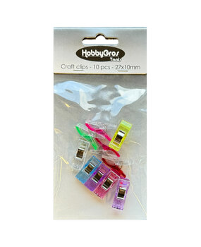 HobbyGros Storage Craft Clips 27x10mm (10pcs) (HGT016)