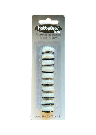 HobbyGros Storage Foam Replacements Mini 20mm (10pcs) (HGT013) HobbyGros Storage Foam Replacements Mini 20mm (10pcs) (HGT013)